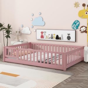 bellemave full size floor bed for kids