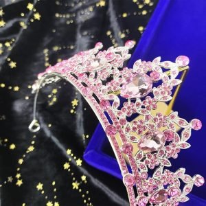 cieher-pink-princess-crown-rhinestone-tiara