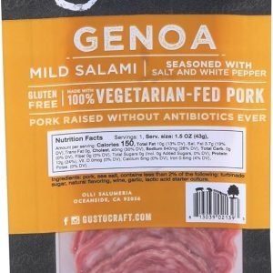 gusto genoa salami snack pack