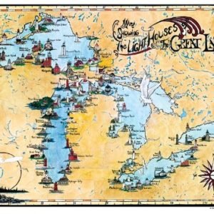 lighthouse map great lakes