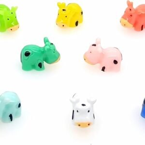 mini cow figurines garden decoration