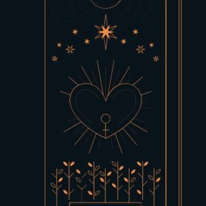 the empress tarot card lined journal