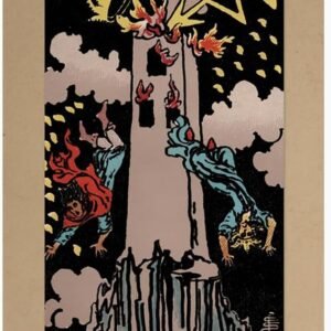 the tower tarot card poster11x17