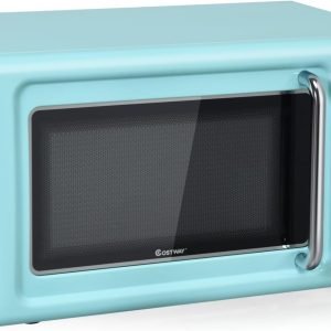 COSTWAY Retro Microwave (Green)