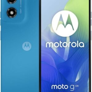Motorola Moto G04 XT2421-2 | Dual SIM | Factory GSM Unlocked | 4+128GB | 6.56" 90Hz LCD Display | 16MP Camera | International Model - Blue