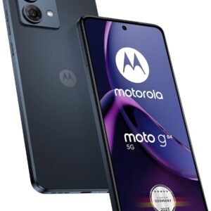 Motorola Moto G84 5G | Unlocked | 12GB RAM + 256GB Storage | Dual SIM | Midnight Blue