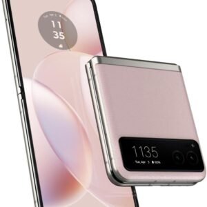 Motorola razr 2023 | Unlocked | Made for US | 8/128GB | 32MP Camera | Foldable Flip Design | Cherry Blossom
