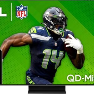 TCL 75-Inch QM7 QLED 4K Smart QD-Mini LED TV with Google TV (75QM751G, 2024 Model)