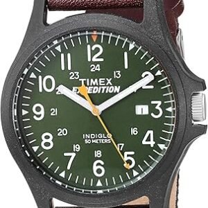 Timex Men's TWF3C8430 Expedition Analog Quartz Black Watch