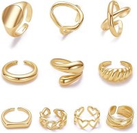 Gold Dome Chunky Ring