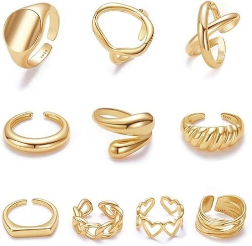 Gold Dome Chunky Ring