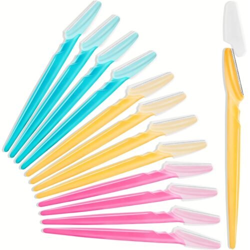 12 Pcs Eyebrow Razors