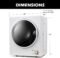 Panda 1.5 Cu.ft Portable Dryer