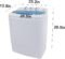 ROVSUN 15lbs Washer with Pump