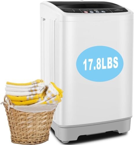 Nictemaw 17.8Lbs Portable Washing Machine