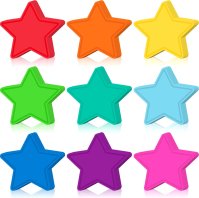 Star Cutouts Bulletin Board