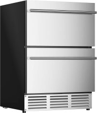 EUHOMY Double Drawer Fridge
