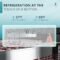 EUHOMY Double Drawer Fridge