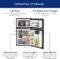 GE Mini Fridge with Freezer