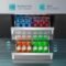 EUHOMY Double Drawer Fridge