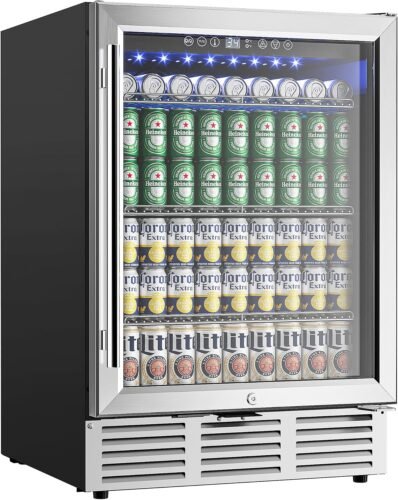 EUHOMY Beverage Refrigerator