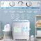 SUPER DEAL 17.6lbs Twin Tub Washer