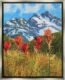Alpine mountain canvas art