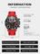 Red Black Watch for Men