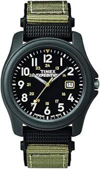 Timex Men’s Expedition Camper Nylon/Leather Strap Watch