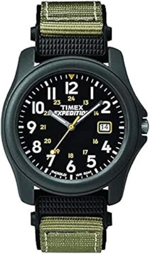 Timex Men’s Expedition Camper Nylon/Leather Strap Watch