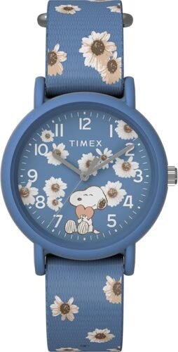 Timex Unisex Peanuts Floral 34mm Watch