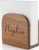 Acacia wooden napkin holder