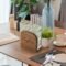 Acacia wooden napkin holder