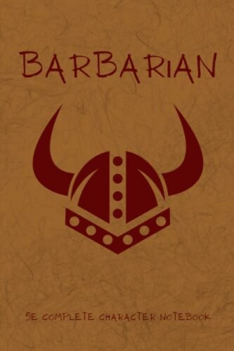 Barbarian 5e Character Journal
