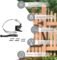 Self-locking gate latch