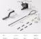 Self-locking gate latch