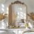 Gold Arched Mirror