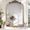 Gold Arched Mirror