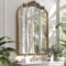 Gold Arched Mirror