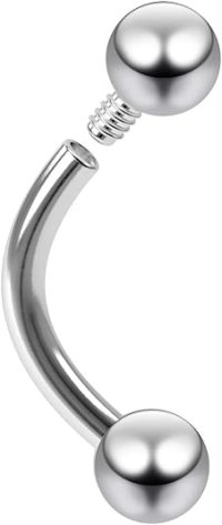 Threaded Curved Barbell