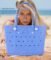 Open Rubber Tote Bag