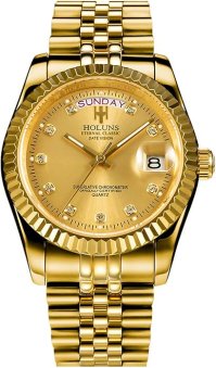 LOREO Men’s Gold Watch
