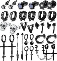 Men’s stainless steel earrings