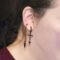 Men’s stainless steel earrings