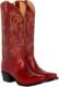 MissHeel Red Cowboy Boots