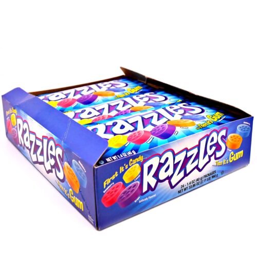 Razzles Candy Gum Box