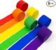 Rainbow Crepe Paper Streamers