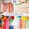 Rainbow Crepe Paper Streamers