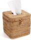Rattan Tissue Box Cover