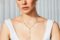 Gold rosary necklace